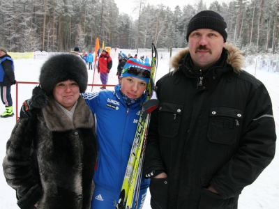 Инна Смирнова со своими родителями